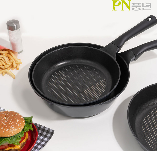 PN풍년 마레 히트팬 IH 프라이팬/궁중팬 24/28/30Cm 사각에그팬 25x22Cm 국내산 통주물 인덕션 계란말이팬, 프라이팬28, 1개