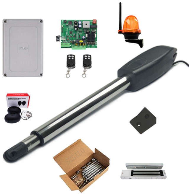 창문자동개폐기 자동환기시스템 자동폐쇄장치 장거리 게이트 오프너 원격 모델 SPKM-C02 스윙 용 헤비 듀티 자동 키트, [07] KIT J, 1개