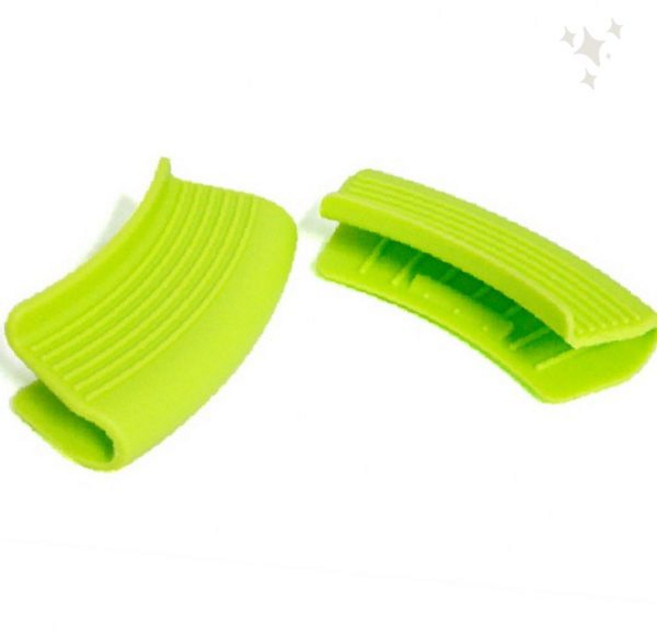 실리콘 내열 손잡이 보호 커버 주방 조리 화상 방지 오븐 뚝배기 그릇 집게 안전, 1개, 상세페이지 참조