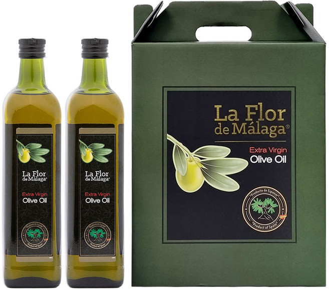 스페인산 피쿠알 엑스트라버진 올리브오일 750ml*2 선물세트 산도0.15 냉압착 올리브유, 1개, 750ml