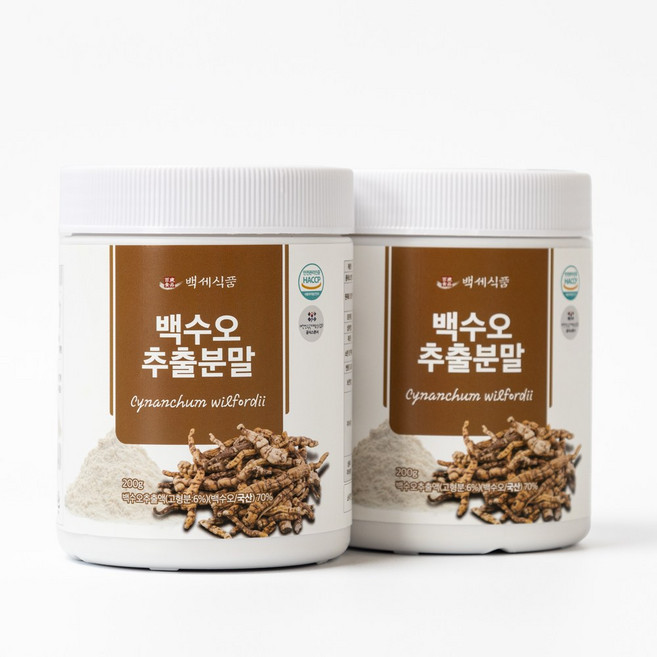 국내산 백수오 추출분말 200g HACCP 인증제품, 2개