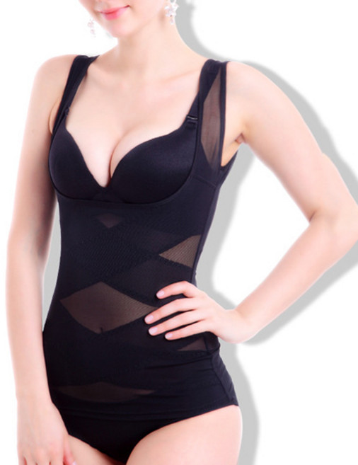 핑크비올라 올인원 바디쉐이퍼 통기성 메쉬 몸매보정 군살커버