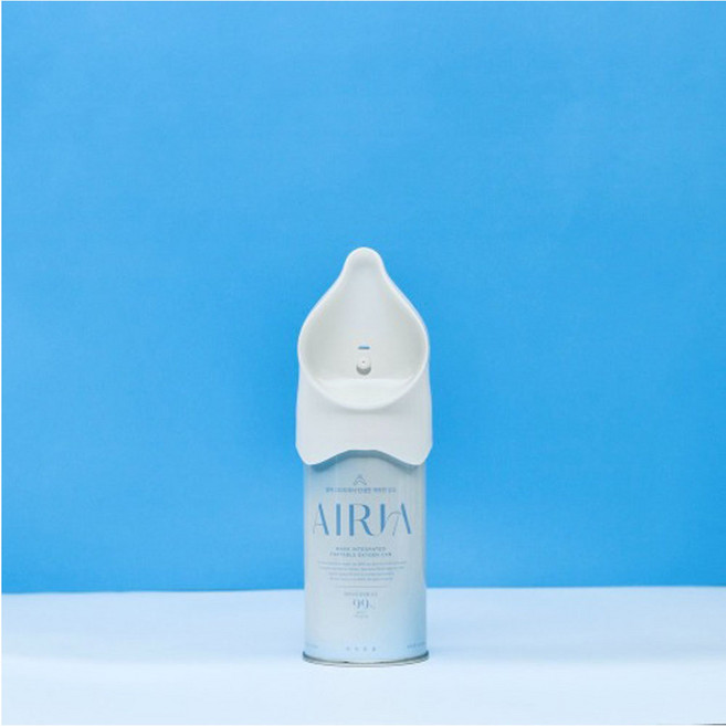 래퓨 에어리아 휴대용 산소캔 420ml 등산통 가정용, 1개