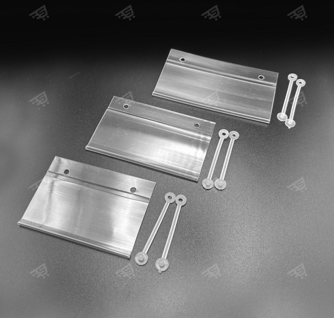 매대 쇼케이스 야채 아크릴 디스플레이 플라스틱 가격 패드 걸이형 업소용 투명 축산 정육 이름표 표지 선반 제품 POP 프라이스칩 편의점 쫄대 쇼카드 과일 가격표 홀더 5개묶음