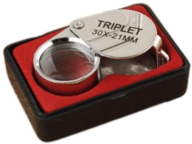 30배율 고배율확대경 돋보기 루페 접안 과학교실 과학교구키트, 1세트