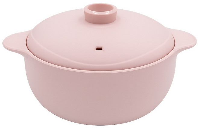 리브야 국내생산 실리콘 찜기 1300ml, 블러쉬핑크, 1개