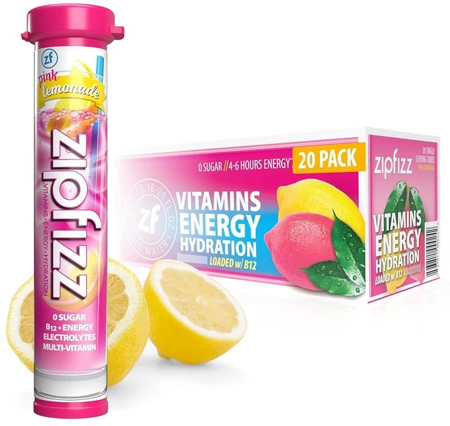 Zipfizz 헬시 에너지 드링크 믹스 20개입 - 핑크레모네이드, Zipfizz 헬시 에너지 드링크 믹스 20개입 - 핑 - 쿠팡