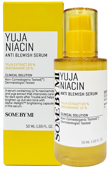 썸바이미 유자 나이아신 안티 블레미쉬 세럼 50ml ykm*74421oX, 1개 - 쿠팡
