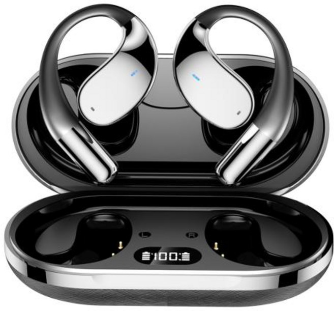 AI 번역 이어폰 번역기 3-in-1 AI 번역기 이어버드 144개 언어 소음 차단 Bluetooth 5.3 헤드셋 인스턴트 스마트 음성 실시간 ﻿, 2)Q39 V5.4 black, CHINA