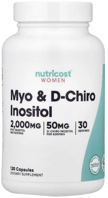 아이허브 이노시톨 미오이노시톨 D-카이로이노시톨 여성 캡슐 120정, 1개 - 쿠팡