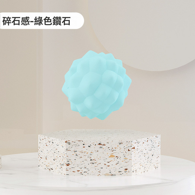 DFMEI 觸感觸覺按摩球感統訓練失調早教球寶寶手抓撫觸觸摸玩具, 1個, 綠色6.5cm