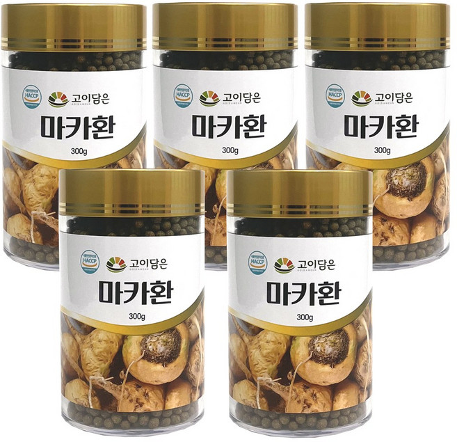 고이담은 마카환 300gX5병/건강환/페루마카/영양제, 300g, 5개