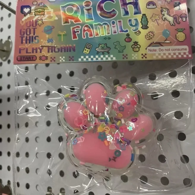 귀여운 고양이 치즈 빵 핀치 장난감 압력 완화 부드러운 손가락 끝 장난감 압착 완화 감압 느린 리바운드, 17 white pink-3