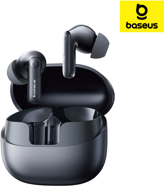 베이스어스 노이즈 캔슬링 무선 이어폰 BP1 PRO, PM132, 블랙