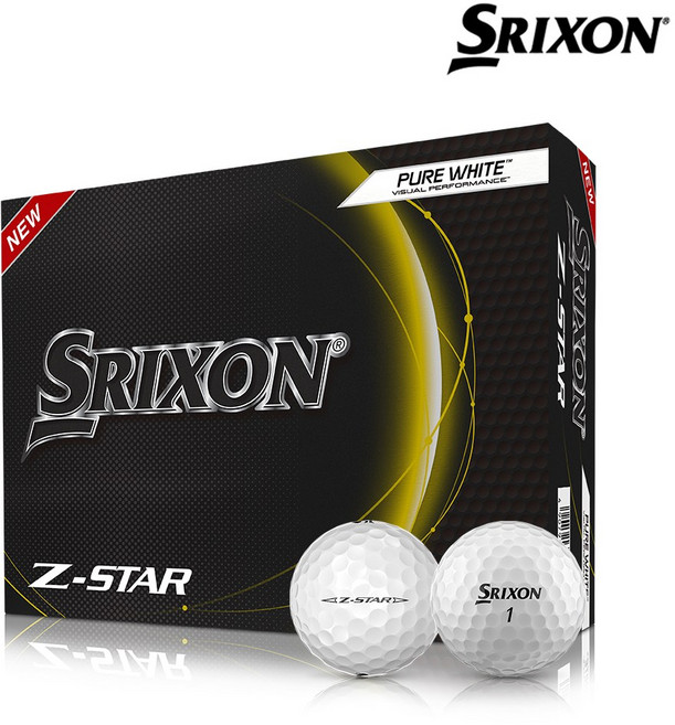 스릭슨 NEW Z-STAR 골프공 정품볼 3피스 42.67mm, 화이트, 1개