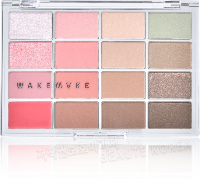웨이크메이크 소프트 블러링 아이 팔레트, 21 폴 인 피그 블러링, 1개