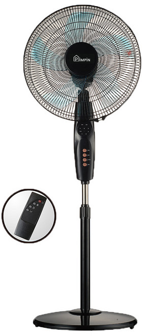 핌핀 16형(40cm) 업소 거실용 스탠드형 리모컨 선풍기, PPF-R161