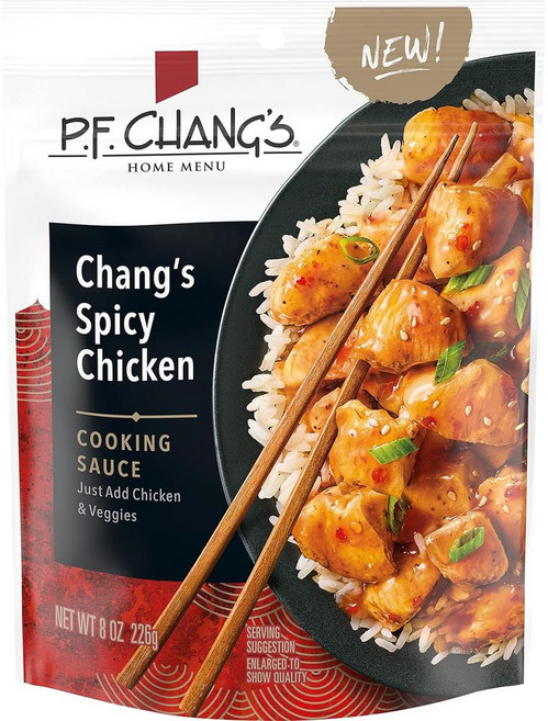 P.F. Chang's 피에프 창스 홈메이드 메뉴 창 스파이시 치킨 쿠킹 소스 파우치, 4개, 226g