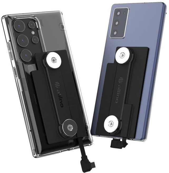 알리노 오토바이 딱판 자석 충전패드 배달대행 라이더 찍판 거치대 2개, 딱판 2개