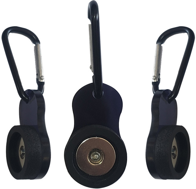 배달대행 퀵서비스 오토바이 휴대폰 자석고리 조끼고리 카라비너 어깨 고리 걸이, 선택1번 휴대폰위방향N극