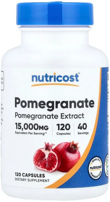 Nutricost 석류 캡슐 120정(캡슐 1정당 333mg) NCS-57613, 1개 - 쿠팡