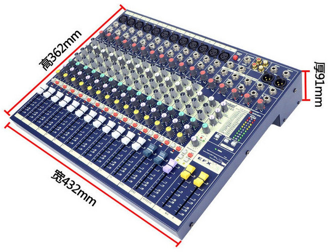 사운드크래프트 오인페 방송장비 사운드 일렉 input 310V 증폭 콘솔 오디오, EFX12로