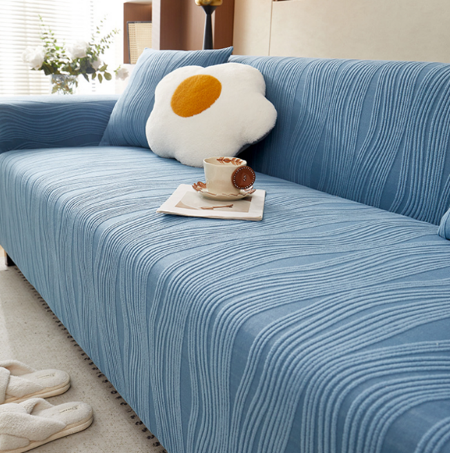 소단 4계절 고급 미끄럼방지 쇼파 덮개 소파 패드 커버(베개커버포함), 라이트블루, 1개