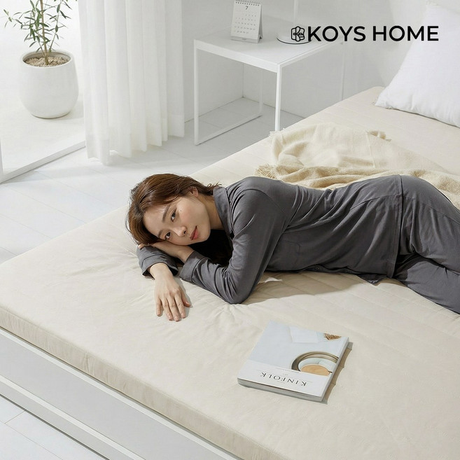 [쿠팡단독런칭] 천연라텍스 매트리스 침대 바닥 토퍼 커버포함