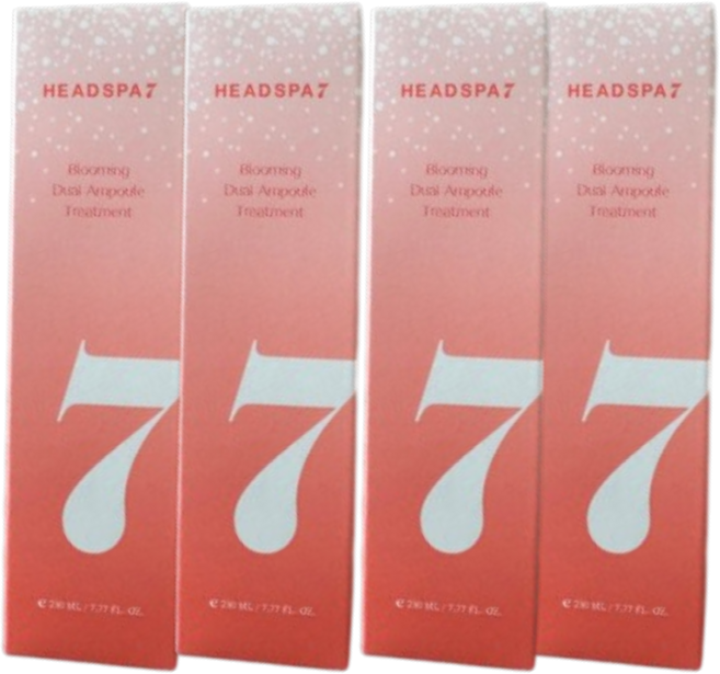 헤드스파7 블루밍 듀얼 앰플 트리트먼트 벚꽃에디션, 4개, 230ml