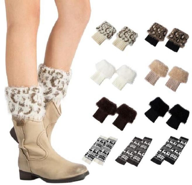 다리워머 (이거찜) 앙고라 호피 레그워머 양말 9가지 디자인