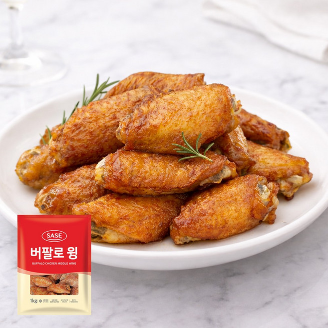 사세 버팔로윙 1kg 10팩 (총 10kg), 10개