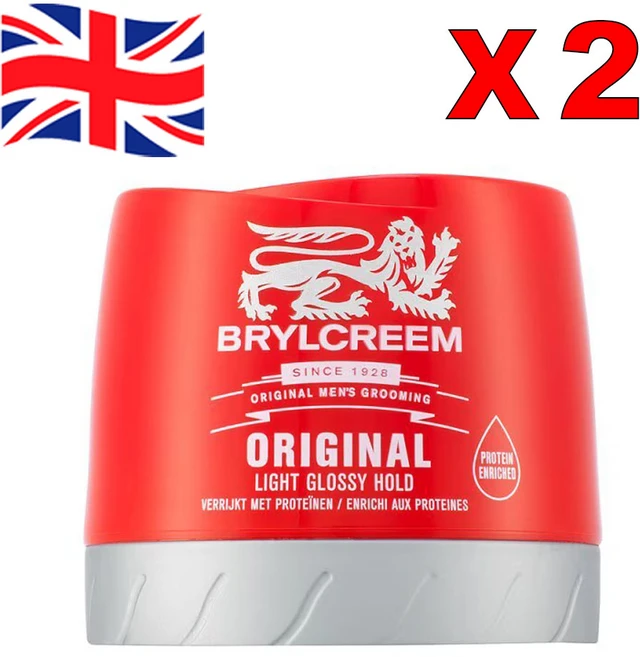 250ml 2개 브라일크림 프로틴 인리치드 라이트 글로시 홀드 헤어크림 Brylcreem - 쿠팡
