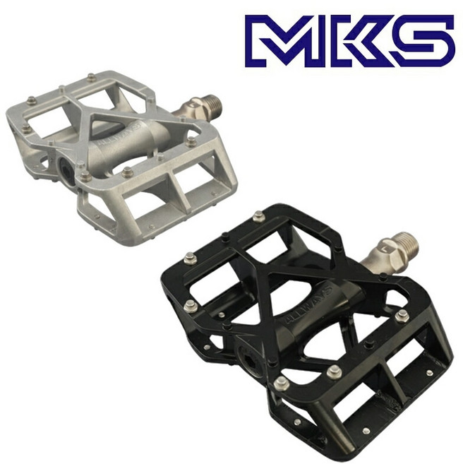 미카시마 올웨이즈 페달 MKS 자전거 페달 2컬러, 실버