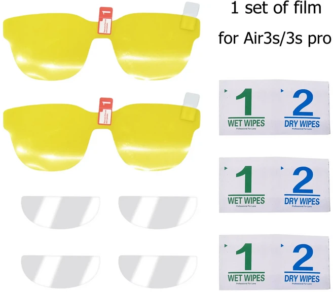 Rayneo Air2/2S/3/3S/3S Pro HD 렌즈 보호기용 필름 2개 AR 안경 액세서리용, 01 for Air 3S 3S Pro
