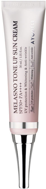 아요델 멜라즈노 광채 주름 미백 톤업 영양 쌩얼 톤업선크림 SPF50+PA++++, 1개, 30ml