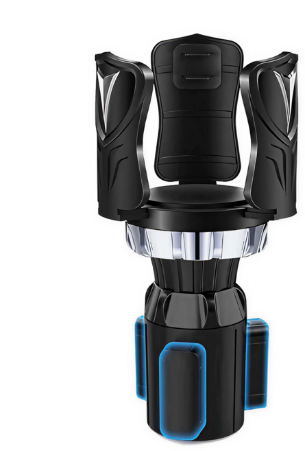 리프드랍 대형 사이즈 완벽 거치 차량용 텀블러 컵홀더, 블랙