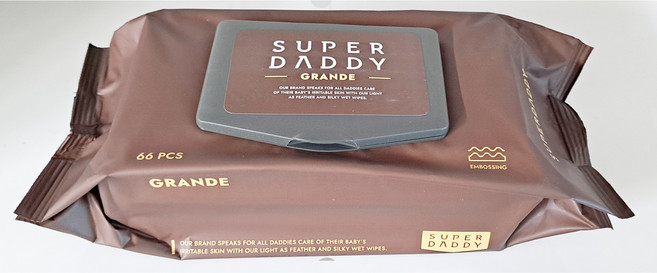 슈퍼대디 저자극 아기물티슈 그란데 캡형, 85g, 66매, 20개