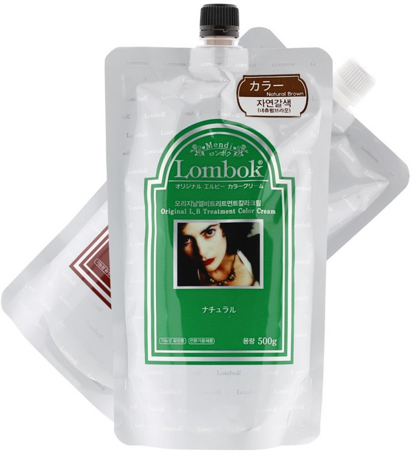 가인 롬복(Lombok) 오리지날 엘비 트리트먼트 칼라크림, 네츄럴브라운, 1개