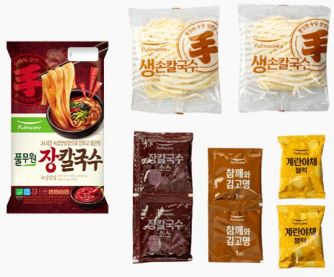 풀무원 강원도식 장칼국수 439g 1개