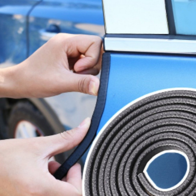 문콕 방지 가드 자동차 도어 엣지 보호 충격 흡수 쿠션, 02도어몰딩1M-화이트, 1개