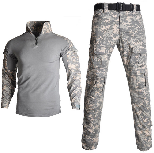 Neirny 강철부대 전투복 세트 전술 밀리터리 컴뱃셔츠 특전사 UDT 유디티 신형 군복 야상 긴팔 아웃도어 상하의세트, ACU