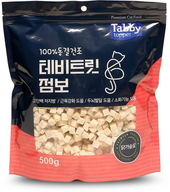 테비트릿 동결건조 점보, 닭, 500g, 1개
