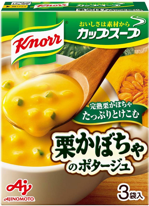 아지노모토 크놀 컵 스프 밤나무 호박 포타주 3 봉지