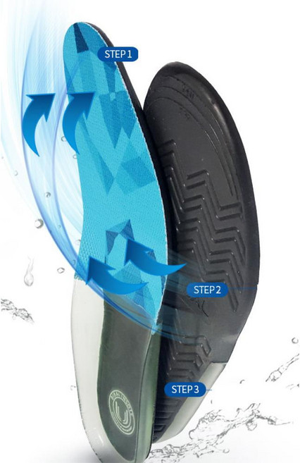 [소소마루] 발냄새 잡아주는 살균효과 쾌적한 신발 깔창 신발깔창 작업용 작업화 GN9531