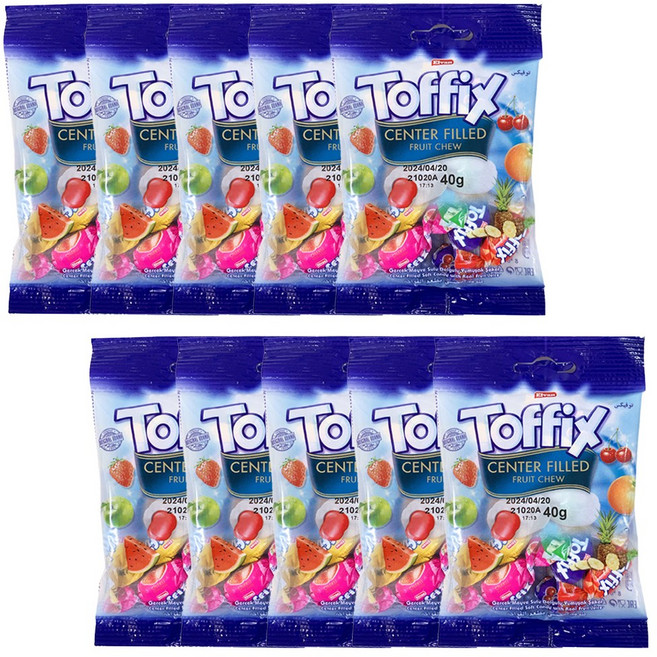 토픽스 과즙캔디, 40g, 10개