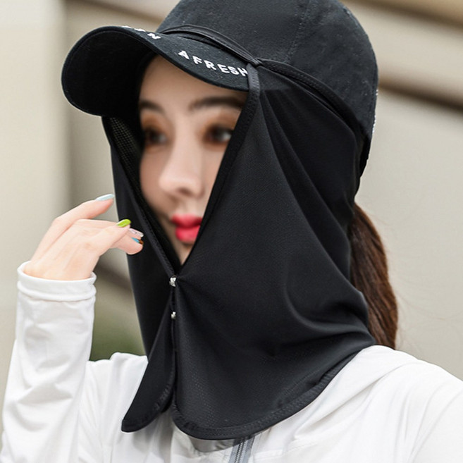 모자 선쉐이드 넥커버 햇빛가리개 여름 그늘 뒷목 자외선 차단 가림막 선가드 밭일 야외 낚시 조깅 등산