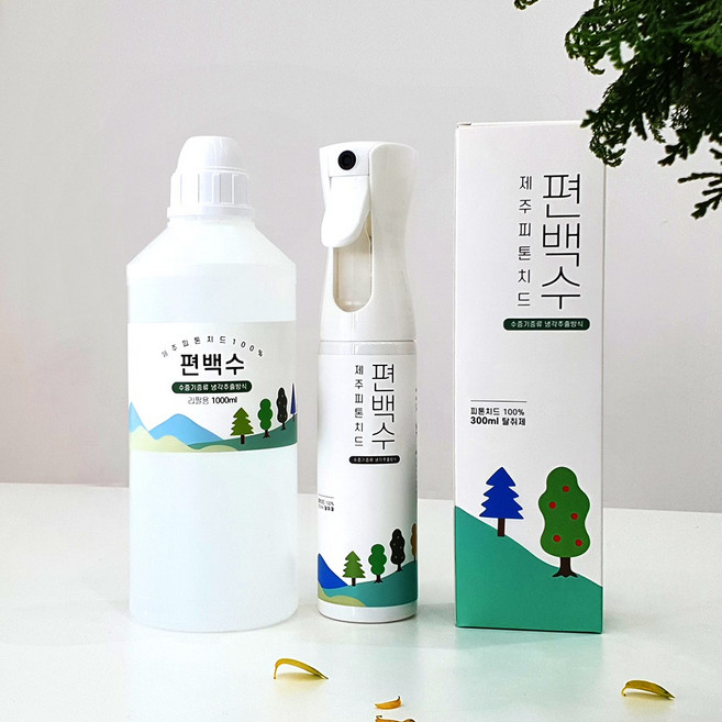 베어버스 제주 천연 피톤치드 편백수 원액 방향 탈취제 연무기 냄새제거방법 1000ml, 편백수 1000ml + 안개분사 분무기, 1개, 1L