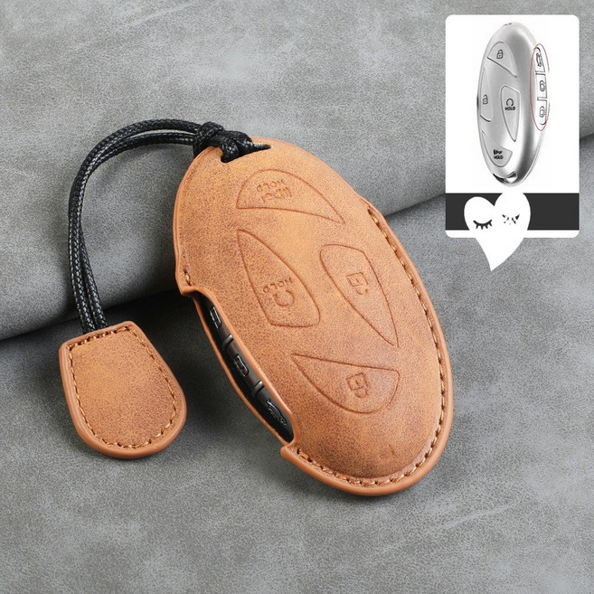 현대 호환 조약돌 컬러조합 자동차 차키케이스 / 차키커버 신형 5버튼 7버튼 디올 뉴 싼타페MX5 그랜저GN7 더뉴아반떼 쏘나타디엣지 더뉴투싼 코나 아이오닉 조약돌 차 키케이스, 오렌지(Orange)