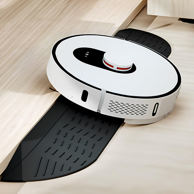 블리버킷 더 넓어진 로봇청소기 문턱 경사대, 블랙, 1개