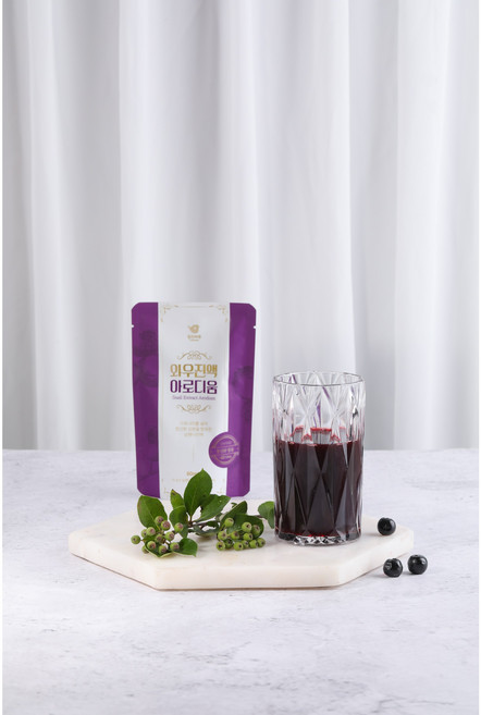 힘찬마루 와우진액아로디움 [30포 1박스] 아로니아 첨가한 달팽이엑기스, 30개